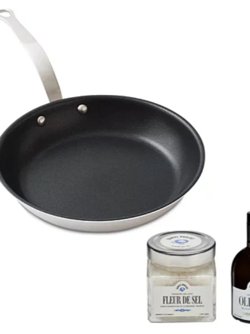 Daniel Boulud Kitchen 10-in Nonstick Frying Pan Pantry Set 5-Ply Stainless Steel
